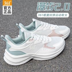 361° 女鞋跑步鞋夏季新款361度官方正品透气运动鞋软底减震慢跑鞋