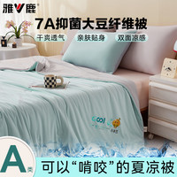 雅鹿 家纺小冰豆夏凉被 A类大豆纤维夏被双面凉感被芯可机洗夏季