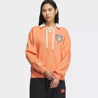 adidas 三叶草 三叶草女士舒适耐磨运动休闲套头舒适长袖POLO衫