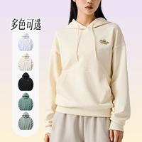 安踏 连帽套头女子春装长袖休闲时尚潮流百搭简约宽松圆领上衣卫衣女