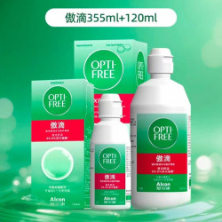 爱尔康 隐形眼镜多功能护理液350ml+120ml