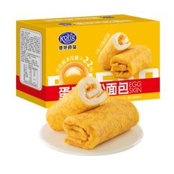 港荣 夹心蛋糕 蛋皮肉松面包 420g/箱