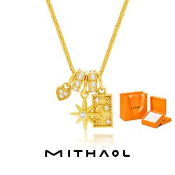 MITHAOL 今日好价  MITHAOL月桂星芒项链女款