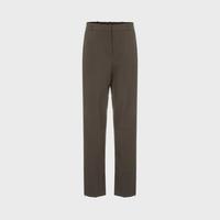 限尺码：Massimo Dutti 【含羊毛】女极简低调高级轻奢柔软舒适拉链可调节裤脚轻商务长裤