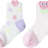 巴拉巴拉 女童网眼短袜 夏季薄款透气