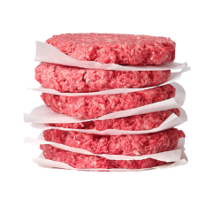 玺欢厨房 天萃庭原味牛肉饼汉堡肉饼10片澳洲谷饲牛肉早餐儿童汉堡食材牛排