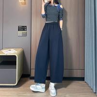 DEBRAND 夏季高级感 气质百搭哈伦裤女舒适高腰大码显瘦休闲小个子萝卜裤