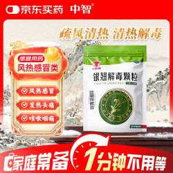 六棉牌 [六棉牌] 银翘解毒颗粒15g*10袋/包 疏风解表清热解毒用于风热感冒症见发热头痛咳嗽口干咽喉疼痛