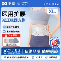 ZHENDE 医用护腰带腰间盘突出腰肌劳损久坐支撑腰托STW+三角按摩板XL