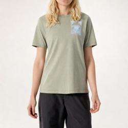 ARC'TERYX Kragg Superbloom 轻薄户外休闲印花运动T恤 女款
