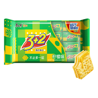 康师傅 3+2酥松夹心饼干 草莓牛奶味 252g