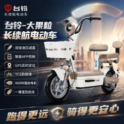 台铃 大果粒新款智能GPS定位电动车自行车续航成人代步电瓶车通勤