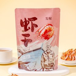 船奇 船其鲜丰电烤脆皮虾小白虾干海味零食开袋即食海虾高蛋白海鲜零食