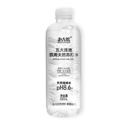 北大荒 天然弱碱苏打水600ml*12瓶五大连池天然冷泉苏打水碱性水