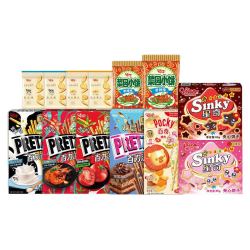 格力高 百奇百力饼干大礼包 5盒+6袋 458g 礼盒装