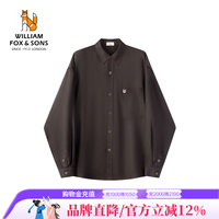 William fox&sons 软糯亲肤莱赛尔纤维混纺亚麻面料宽松休闲老钱风复古休闲长袖衬衫