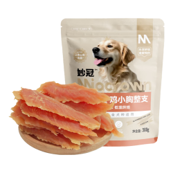 妙冠 鸡胸肉干 整支鸡小胸 360g 训犬零食
