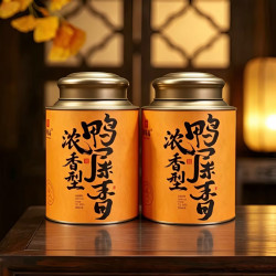 鸣馨斋 潮州凤凰单枞茶银花香单丛茶高山乌龙茶叶罐装 浓香型鸭屎香500g