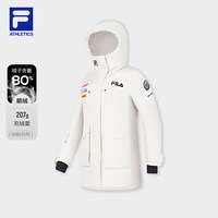 FILA 4810雪峰鹅绒|FILA斐乐女士中长款羽绒服冬新款滑雪运动外套