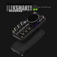 EleksMaker ｜原创极客USB二代HUB探索版电脑拓展坞男友礼物桌搭音量自定义键盘 GEEKHUB控制器二代