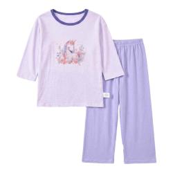 Hodo 儿童睡衣纯棉家居服男7A抗菌睡衣套装