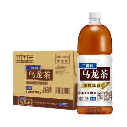 三得利 无糖原味饮料整箱大瓶畅饮1250ml*6瓶