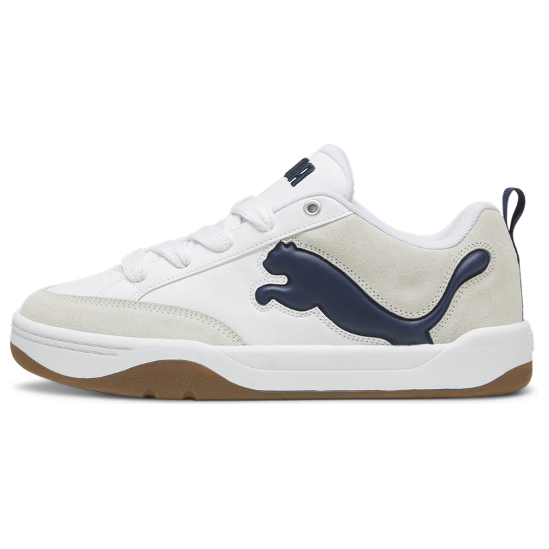 PUMA 395022 复古滑板鞋 白海军蓝灰 43码
