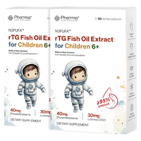 Phatma 儿童深海鱼油学霸丸Omega-3高纯度dha青少年6-16岁补脑增强记忆力60粒*2盒