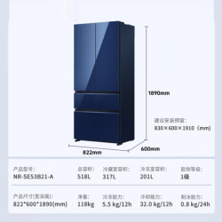 Panasonic 冰箱NR-SE53B21-A
