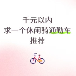 骑行退烧？不好意思，休闲骑不认可