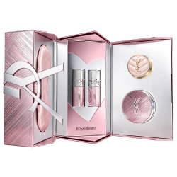 YSL 圣罗兰 黑管唇釉610+445 粉气垫B10 礼盒