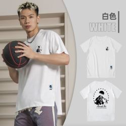 BKCXZICE夏季美式运动短袖潮流印花健身篮球T恤速干训练投篮服男