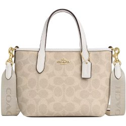 COACH 【City15】涂层帆布托特包 可拆卸肩带