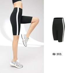 MOLY VIVI 小气泡速干五分骑行裤女夏季提臀瑜伽外穿运动健身短裤