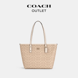 COACH 【七夕礼物】CITY老花大托特包手提单肩拉链女包city30