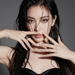 APM Monaco 黑色银回旋龙尾戒指生日礼物送女友A18452BZT