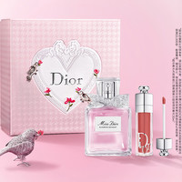Dior 花漾润彩礼盒(淡香水30ml+丰唇蜜018)七夕情人节礼物