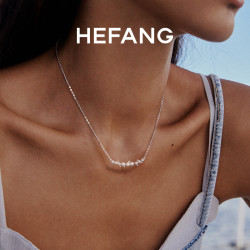 HEFANG 【白月光】锁骨链 S925银轻奢