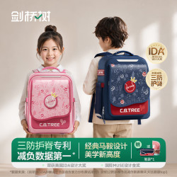剑桥树 减压护脊 格林藏青 小码 书包
