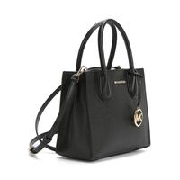 MICHAEL KORS 老花拼色 女士单肩斜挎手提包  黑色35S1GM9M2L-001 中包