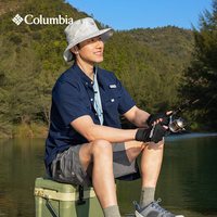 Columbia 26春夏短袖衬衫男邓刚同款户外钓鱼透气UPF50防晒POLO衫FJ7047 466 L