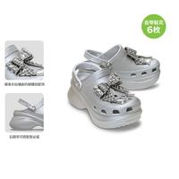 crocs 复古小鲸鱼璀璨蝴蝶厚底洞洞鞋凉鞋女鞋