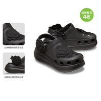 crocs 经典泡芙洞洞鞋 厚底女士凉鞋