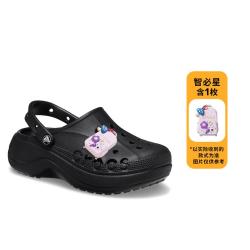 crocs 贝雅云彩洞洞鞋女鞋沙滩鞋户外厚底包头拖鞋