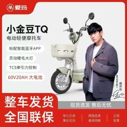 爱玛 小金豆电动轻便摩托车电动车60V20ah长续航日常通勤代步