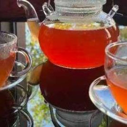 自制五味红果茶