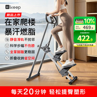 Keep 爬楼机家用健身登山机爬坡机多功能攀爬机器材减肥神器踏步暗夜灰