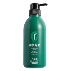 利尻昆布 日本进口利尻昆布植物萃取无硅油无添加染发洗发水500ml自然黑发