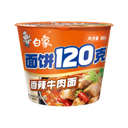 白象 香辣牛肉面 方便面 120克×6桶