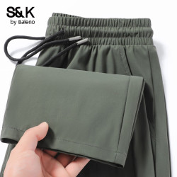 班尼路 S&K系列 冰感速干 军绿 XL 直筒休闲裤